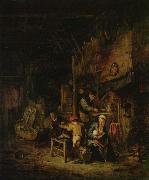 Adriaen van ostade Peasant family at home oil painting